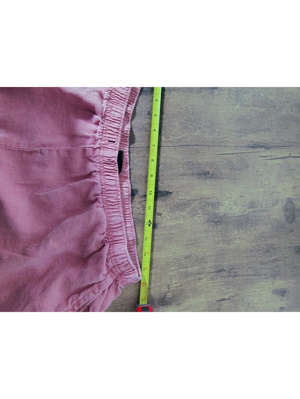 VTG Two Star Dog 100% Hemp Pants XL Terracotta Wide Leg Made USA Lagenlook TSD - Picture 7 of 9